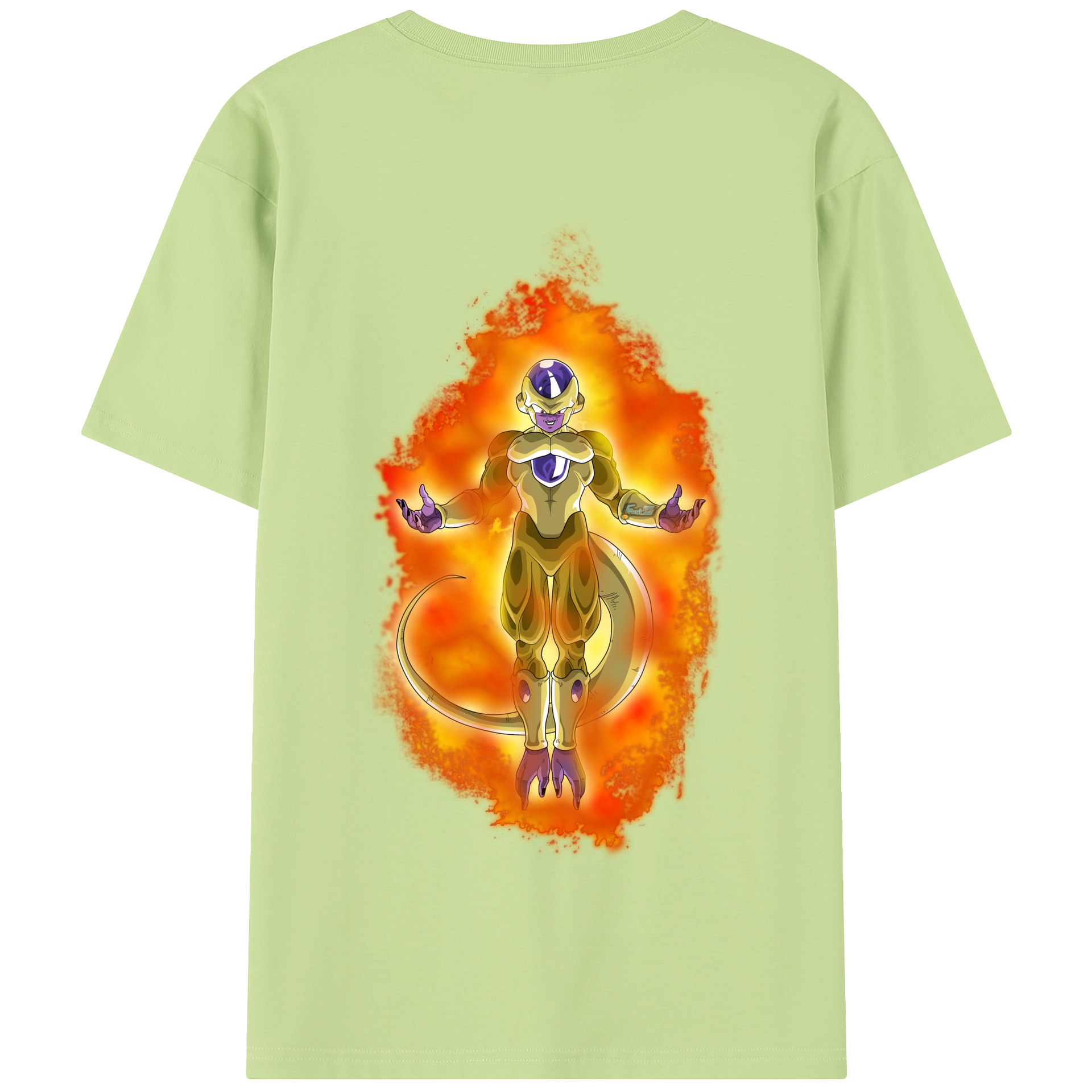 （画像用） ドラゴンボール フリーザ DRAGON BALL Frieza 綿100％半袖Tシャツ（背面プリント）